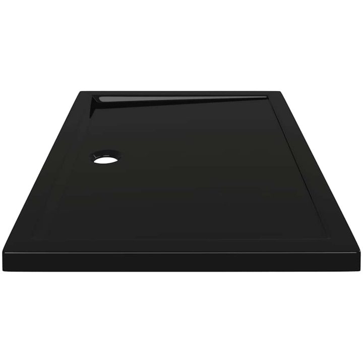 Duschkar rektangulärt ABS svart vidaXL 70 x 100 cm – bild 5