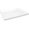 Duschkar rektangulärt ABS vidaXL 80 x 100 cm – miniatyr 2