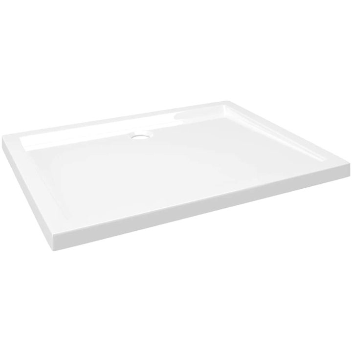 Duschkar rektangulärt ABS vidaXL 80 x 100 cm – bild 2