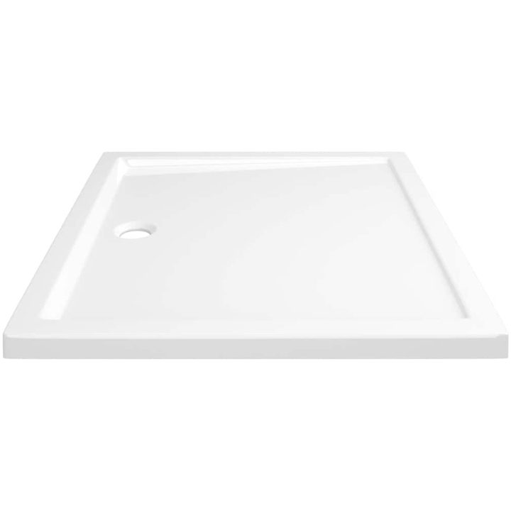Duschkar rektangulärt ABS vit vidaXL 80 x 90 cm – bild 5