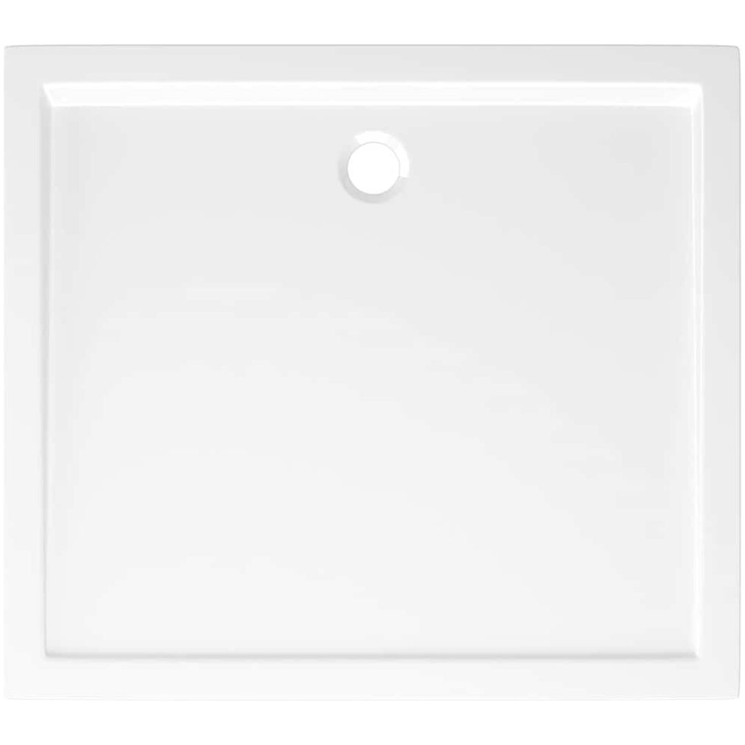Duschkar rektangulärt ABS vit vidaXL 80 x 90 cm – bild 6