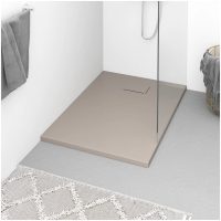 Duschkar SMC brun vidaXL