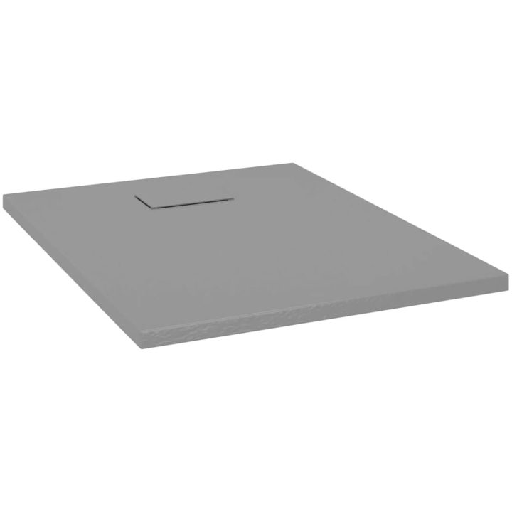 Duschkar SMC grå vidaXL 90 x 70 cm – bild 2