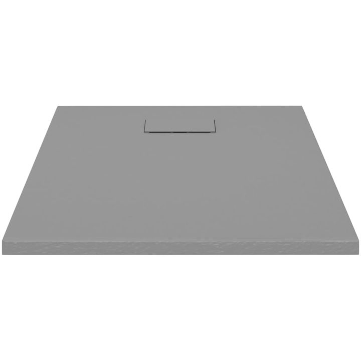 Duschkar SMC grå vidaXL 90 x 70 cm – bild 3
