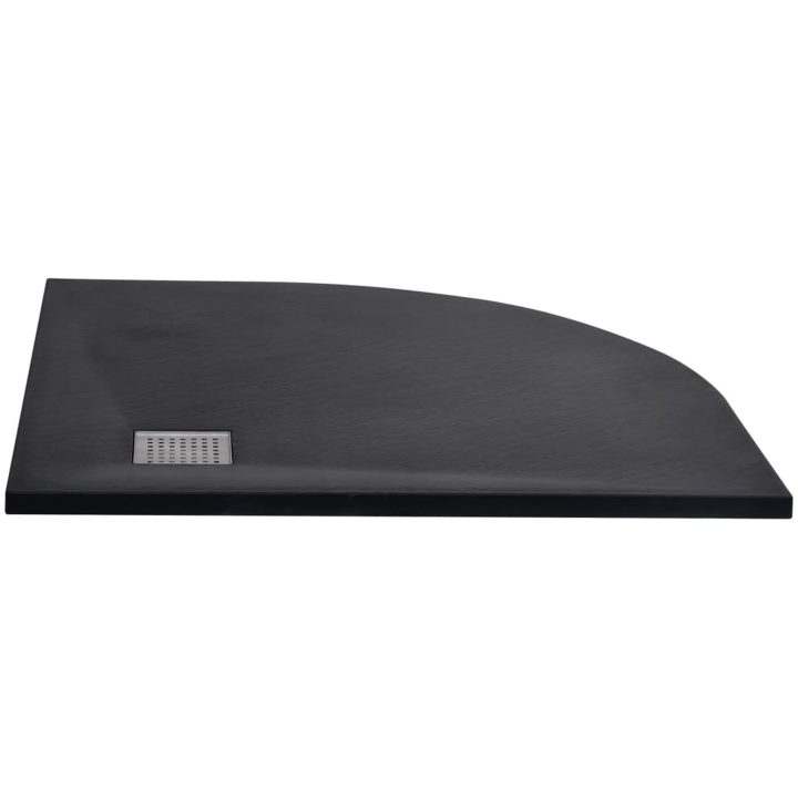 Duschkar SMC svart vidaXL – bild 2