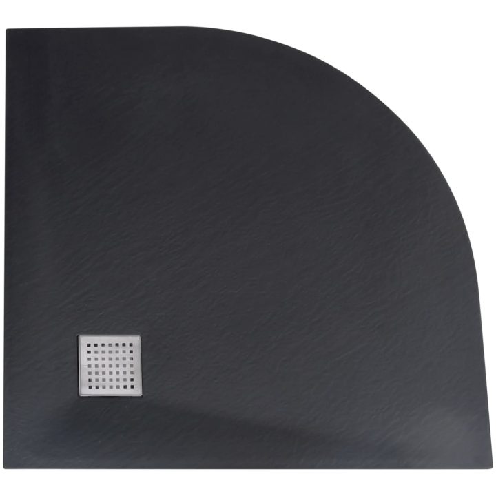 Duschkar SMC svart vidaXL – bild 3