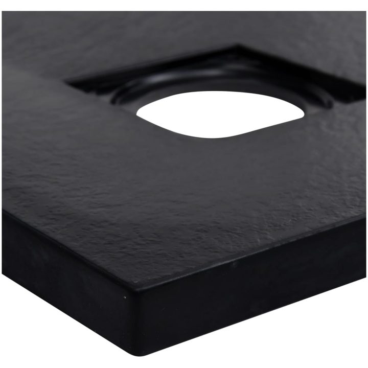 Duschkar SMC svart vidaXL – bild 5