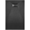 Duschkar SMC svart vidaXL 100 x 80 cm – miniatyr 4