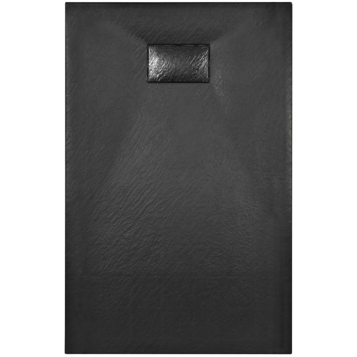 Duschkar SMC svart vidaXL 100 x 80 cm – bild 4