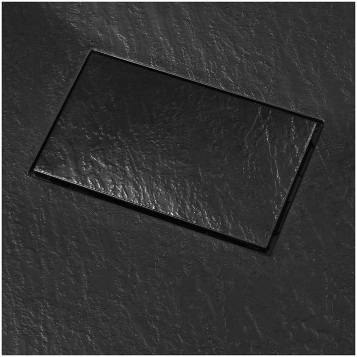 Duschkar SMC svart vidaXL 100 x 80 cm – bild 5