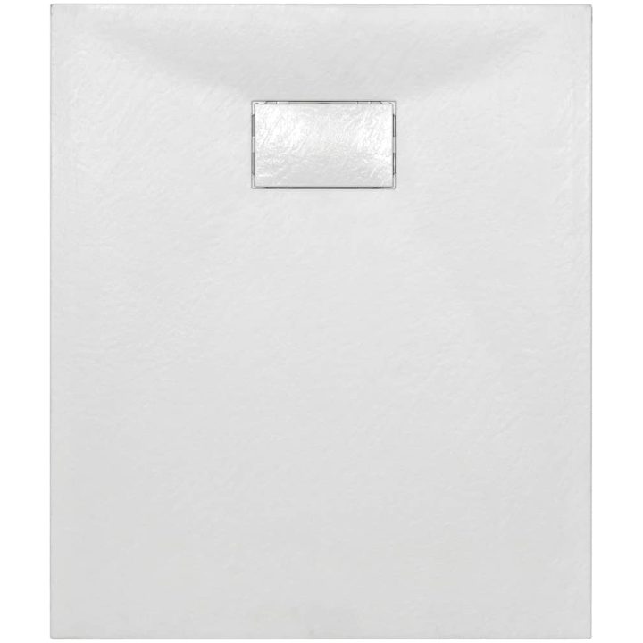 Duschkar SMC vit vidaXL 90 x 70 cm – bild 4