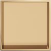 Duschnisch borstad guld 32x32x9 cm rostfritt stål vidaXL – miniatyr 4