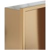 Duschnisch borstad guld 32x32x9 cm rostfritt stål vidaXL – miniatyr 7