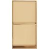 Duschnisch borstad guld 32x62x9 cm rostfritt stål vidaXL – miniatyr 4