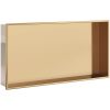 Duschnisch borstad guld 62x32x9 cm rostfritt stål vidaXL – miniatyr 2