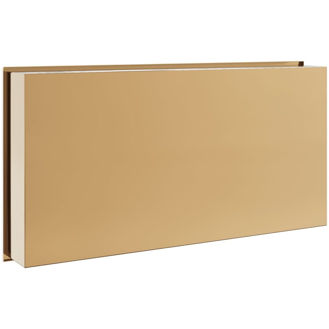 Duschnisch borstad guld 62x32x9 cm rostfritt stål vidaXL – bild 6