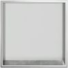 Duschnisch borstad silver 32x32x9 cm rostfritt stål vidaXL – miniatyr 4
