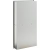 Duschnisch borstad silver 32x62x9 cm rostfritt stål vidaXL – miniatyr 6