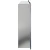 Duschnisch borstad silver 62x32x9 cm rostfritt stål vidaXL – miniatyr 5