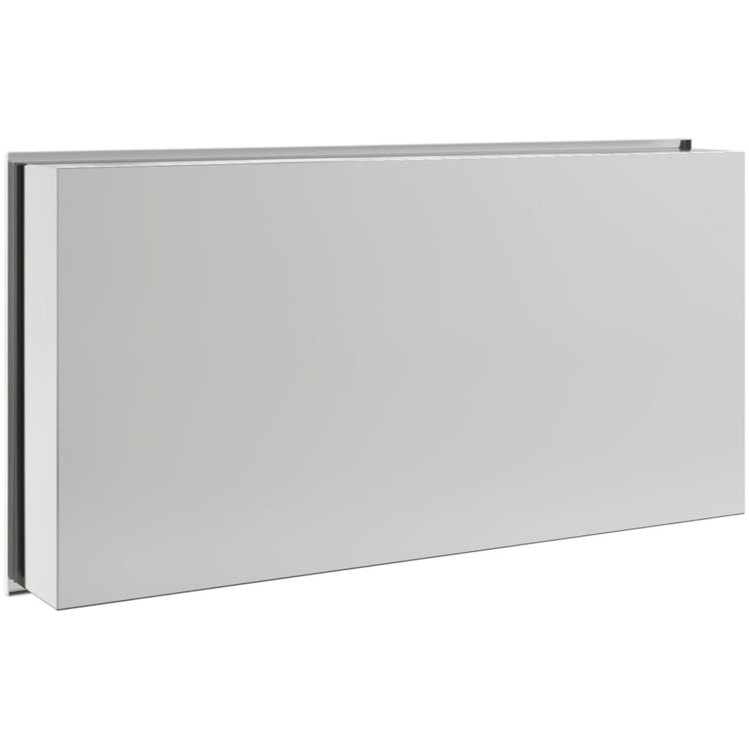 Duschnisch borstad silver 62x32x9 cm rostfritt stål vidaXL – bild 6