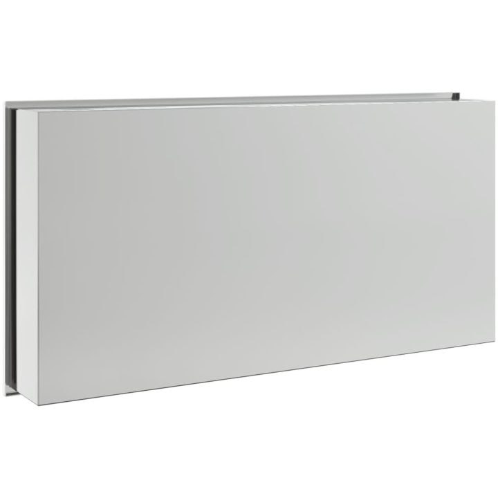 Duschnisch borstad silver 62x32x9 cm rostfritt stål vidaXL – bild 6