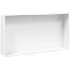 Duschnisch matt vit 62x32x9 cm rostfritt stål vidaXL – miniatyr 2
