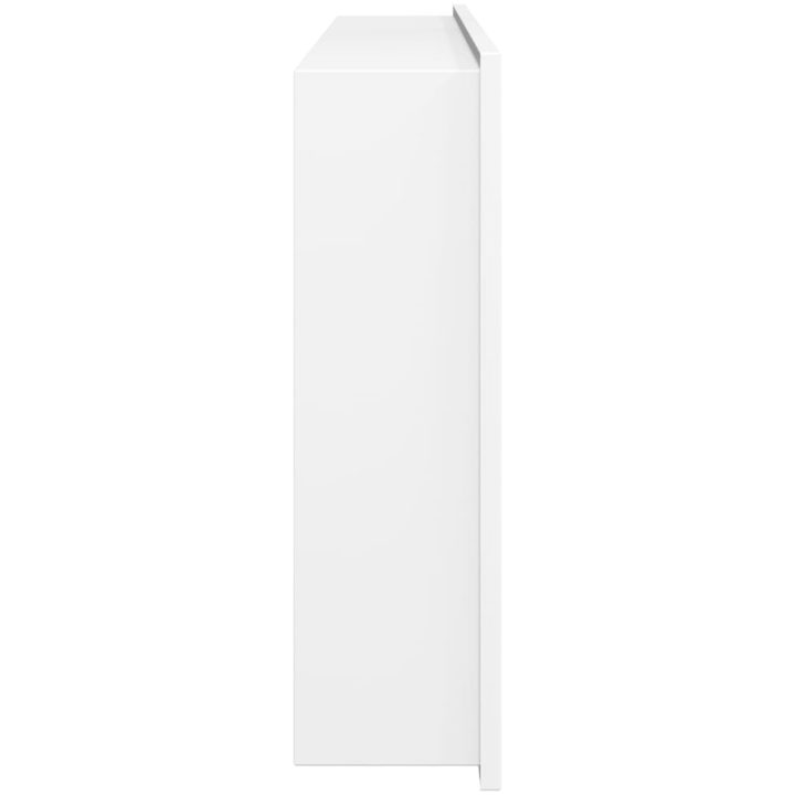 Duschnisch matt vit 62x32x9 cm rostfritt stål vidaXL – bild 5