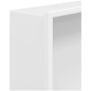 Duschnisch matt vit 62x32x9 cm rostfritt stål vidaXL – miniatyr 7
