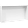Duschnisch matt vit 62x32x9 cm rostfritt stål vidaXL – miniatyr 1