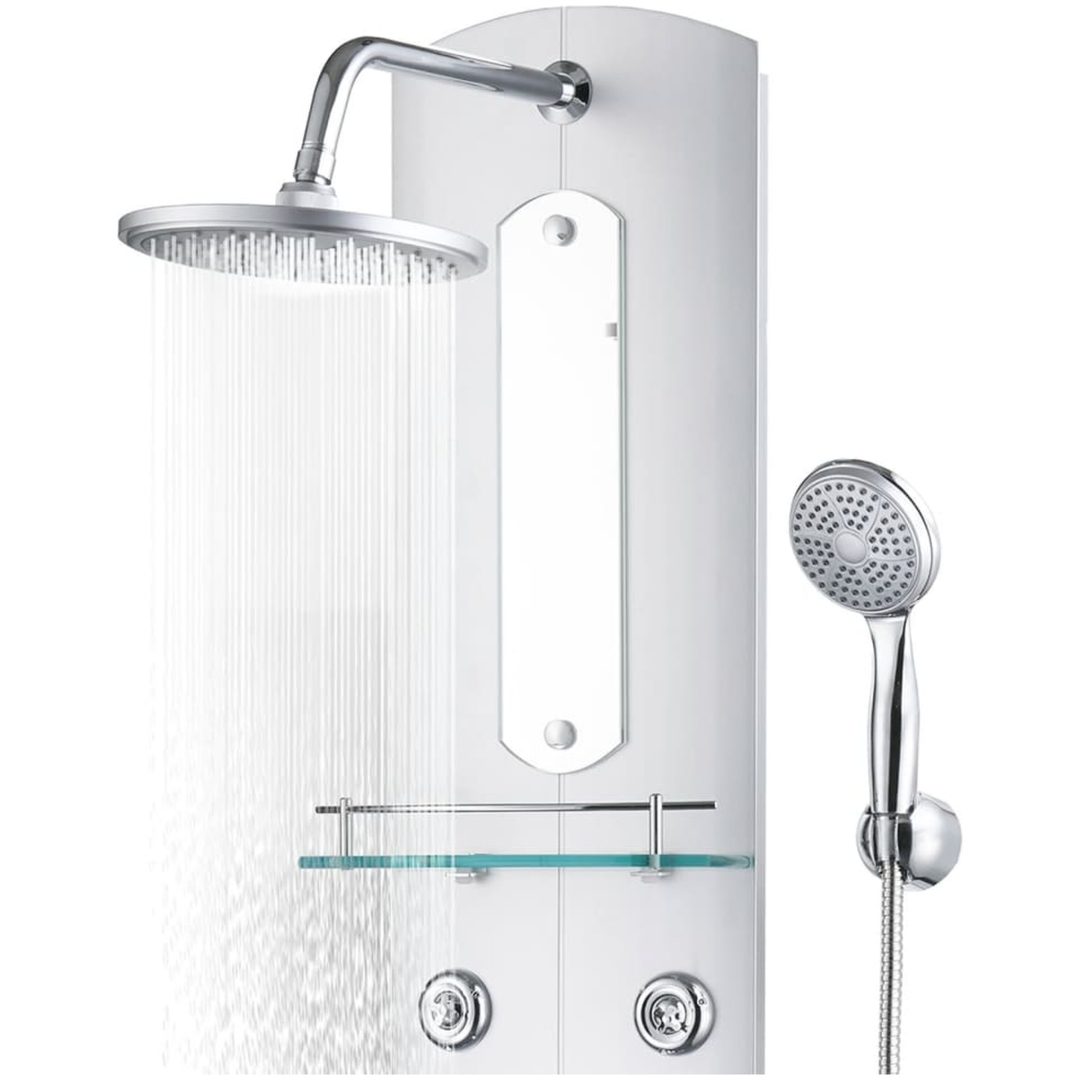 Duschpanel 25x43x110 cm silver vidaXL – bild 5