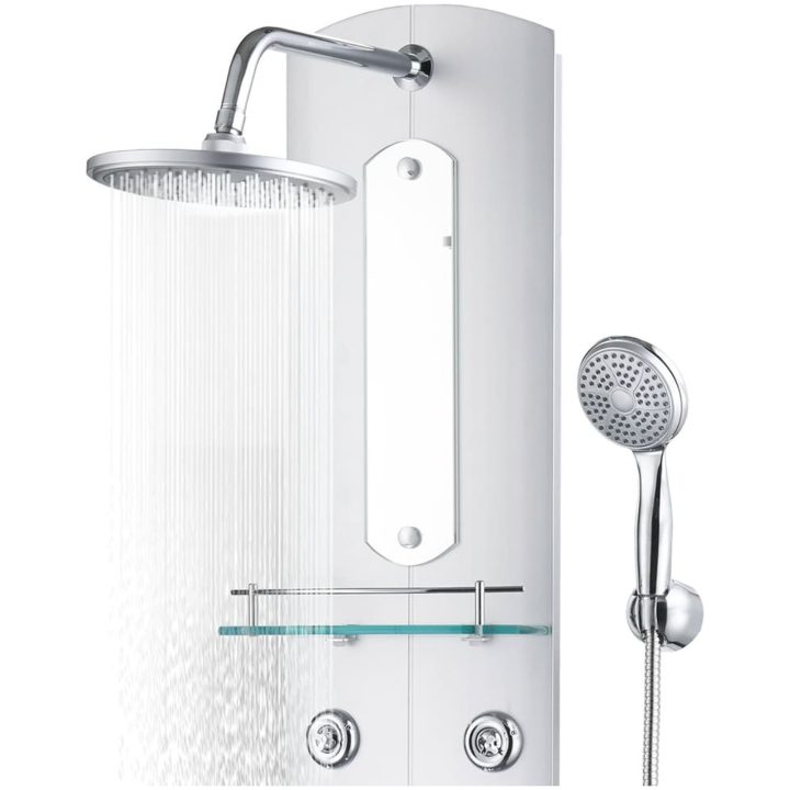 Duschpanel 25x43x110 cm silver vidaXL – bild 5
