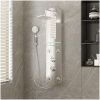 Duschpanel 25x43x110 cm silver vidaXL – miniatyr 1