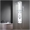 Duschpanel 25x43x120 cm silver vidaXL – miniatyr 1