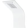 Duschpanel aluminium 20x44x130 cm vit vidaXL – miniatyr 5