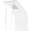 Duschpanel aluminium 20x44x130 cm vit vidaXL – miniatyr 6