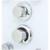 Duschpanel glas 25x44,6x130 cm vit vidaXL – miniatyr 5