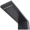 Duschpanelsystem aluminium matt svart vidaXL 15 x 47 x 130 cm – miniatyr 4