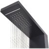 Duschpanelsystem aluminium matt svart vidaXL 15 x 47 x 130 cm – miniatyr 6
