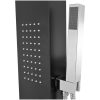 Duschpanelsystem aluminium matt svart vidaXL 15 x 47 x 130 cm – miniatyr 7
