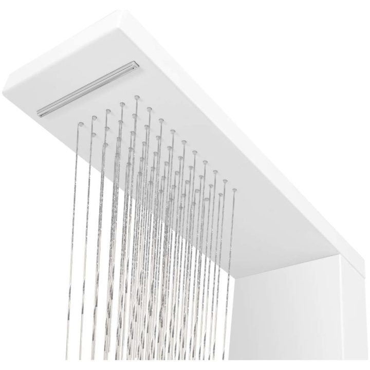 Duschpanelsystem aluminium matt vit vidaXL 15 x 47 x 130 cm – bild 5
