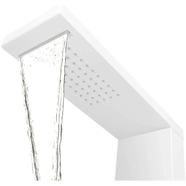 Duschpanelsystem aluminium matt vit vidaXL 15 x 47 x 130 cm – bild 6
