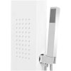 Duschpanelsystem aluminium matt vit vidaXL 15 x 47 x 130 cm – miniatyr 7