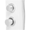Duschpanelsystem aluminium matt vit vidaXL 15 x 47 x 130 cm – miniatyr 8