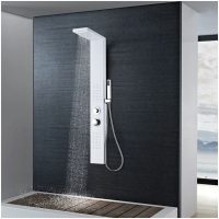 Duschpanelsystem aluminium matt vit vidaXL