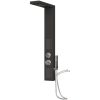 Duschpanelsystem aluminium svart vidaXL 15 x 47 x 114 cm – miniatyr 3
