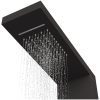 Duschpanelsystem aluminium svart vidaXL 15 x 47 x 114 cm – miniatyr 5