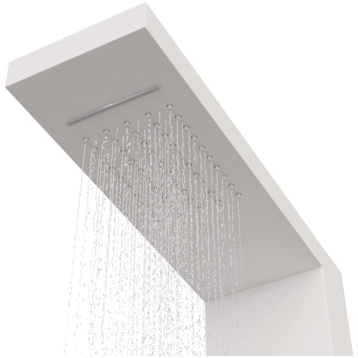 Duschpanelsystem aluminium vit vidaXL 15 x 47 x 114 cm – bild 3