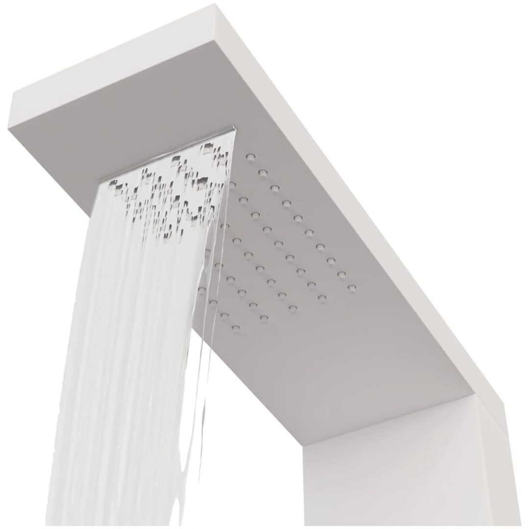 Duschpanelsystem aluminium vit vidaXL 15 x 47 x 114 cm – bild 5