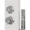 Duschpanelsystem aluminium vit vidaXL 15 x 47 x 114 cm – miniatyr 6