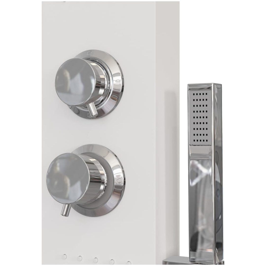 Duschpanelsystem aluminium vit vidaXL 15 x 47 x 114 cm – bild 6